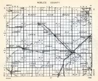 Nobles County, Leota, Wilmont, Bloom, Seward, Graham, Lismore, Larkin, Ransom, Begelow, Indian Lake, Minnesota State Atlas 1954